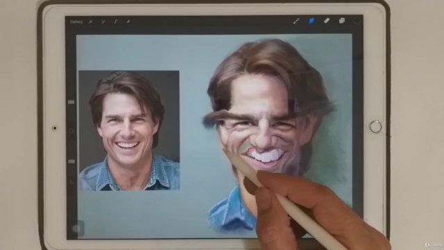 Drawing a Caricature with Procreate 2019 On the iPad – Screenshot 1