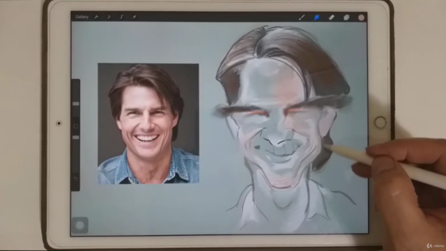 Drawing a Caricature with Procreate 2019 On the iPad – Screenshot 3