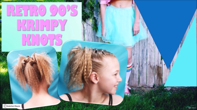 90's Hairstyles: Crimping and Scrunching remix! – Screenshot 3