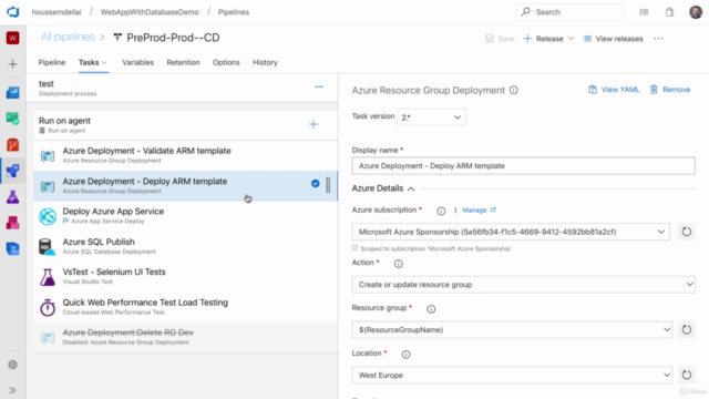 Learn Azure DevOps CI/CD pipelines – Screenshot 3