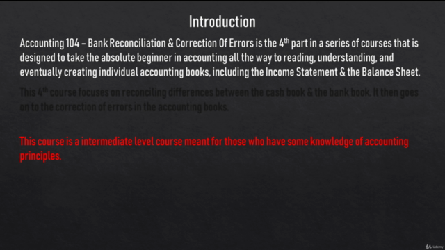 Accounting 104 - Bank Reconciliation & Correction Of Errors - Screenshot_01