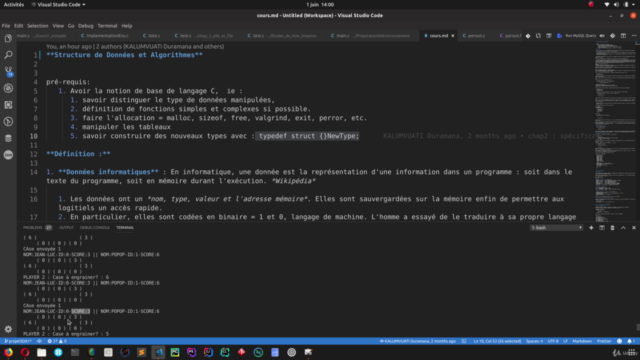 Langage C : Structure de Données et d' Algorithmes en C – Screenshot 2