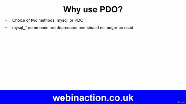 Richard Stibbard's "MySQL/PDO Connection" - A mini-course - Screenshot_02