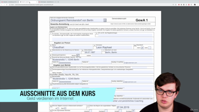 Geld im Internet verdienen: In 24 Stunden zum Unternehmen – Screenshot 1