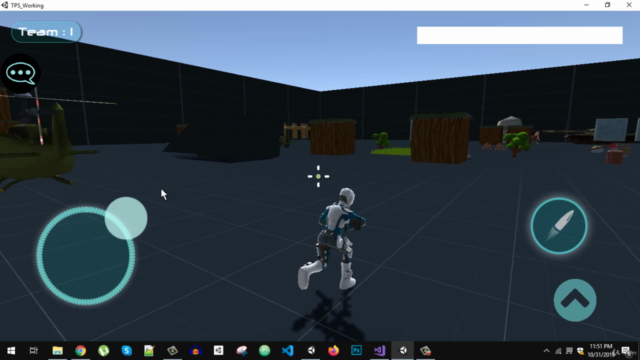 Unity Mobile Multiplayer Third Person Shooting Game – Screenshot 2