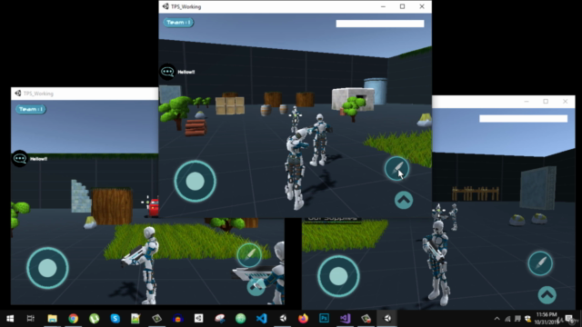 Unity Mobile Multiplayer Third Person Shooting Game – Screenshot 4