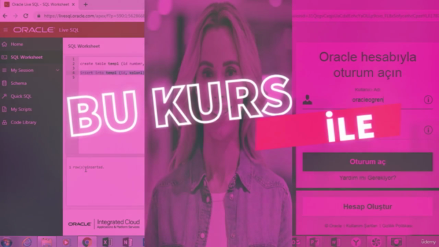 Oracle Database: Oracle Veritabanı ve SQL'i Uygulamalı Öğren – Screenshot 1