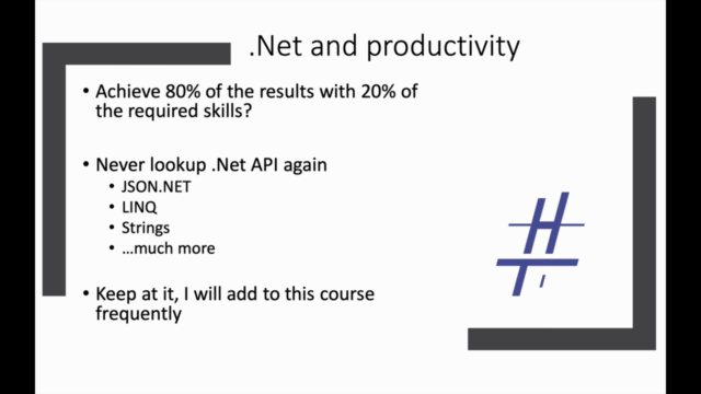 C# & .Net used effectively in day to day work- includes LINQ – Screenshot 2