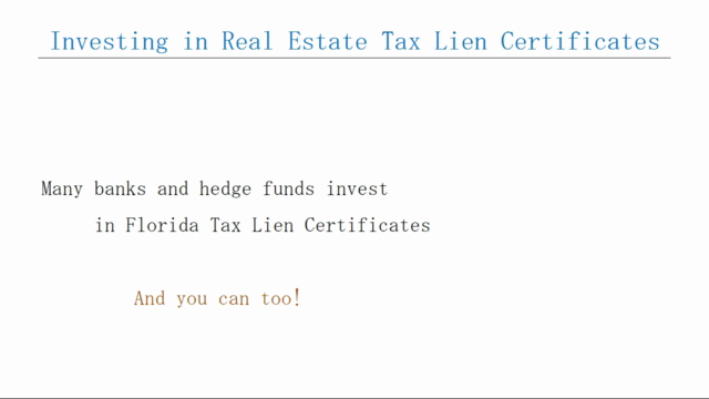 Investing in Real Estate Tax Lien Certificates: Case Study – Screenshot 1