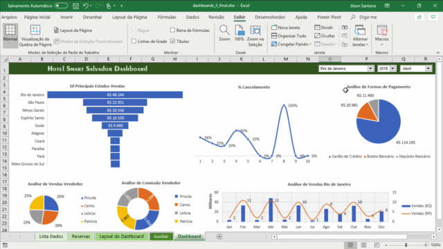 Dashboard Excel Formação Especialista - Curso Completo – Screenshot 4