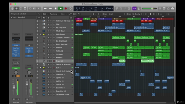 Music Production Course in Logic Pro: Tech House Music – Screenshot 1