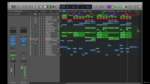 Music Production Course in Logic Pro: Tech House Music – Screenshot 2