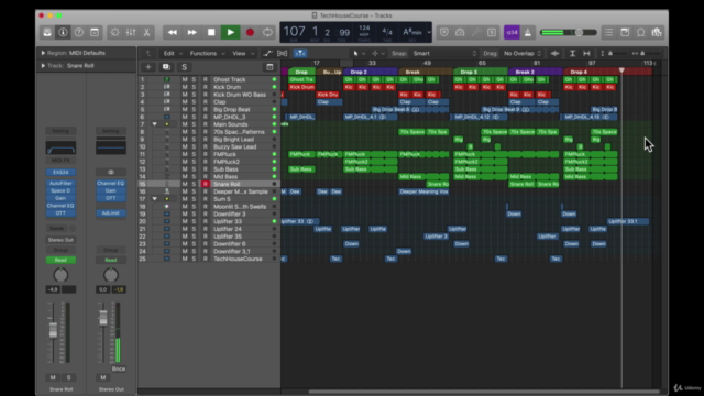 Music Production Course in Logic Pro: Tech House Music – Screenshot 4