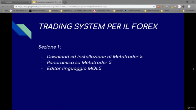 TRADING SYSTEM PER IL FOREX – Screenshot 2