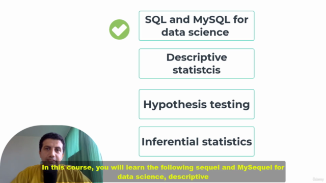 MySQL - Statistics for Data Science & Business Analytics – Screenshot 3