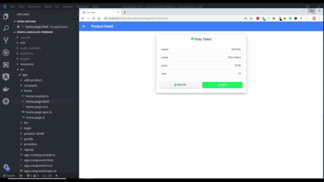 Ionic 4 Firebase with Angular-Build PWA, Native Android, iOS – Screenshot 2