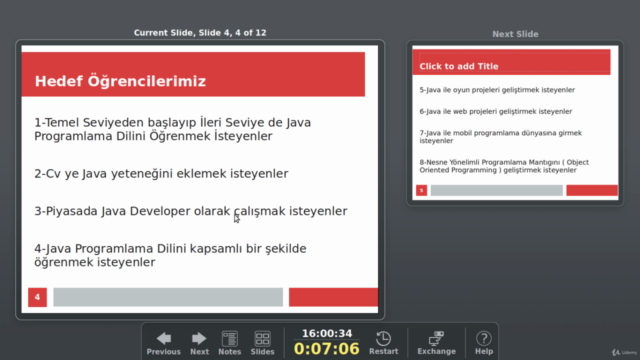 Kapsamlı Java Eğitimi – Screenshot 3