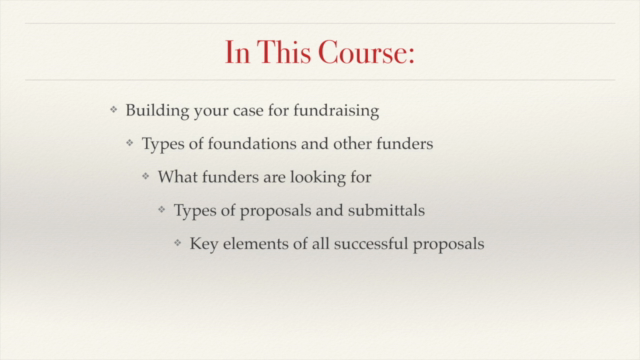 Basic Grant Proposal Writing for Nonprofits – Screenshot 2