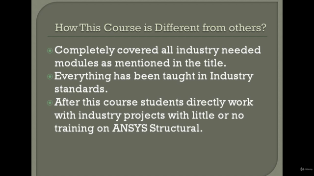 Industry Oriented Program on Structural Analysis Using Ansys – Screenshot 3