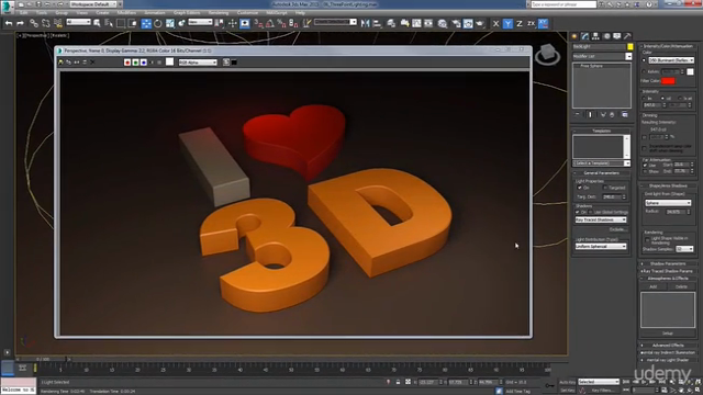 3D Logo Design using Autodesk 3ds Max – Screenshot 1