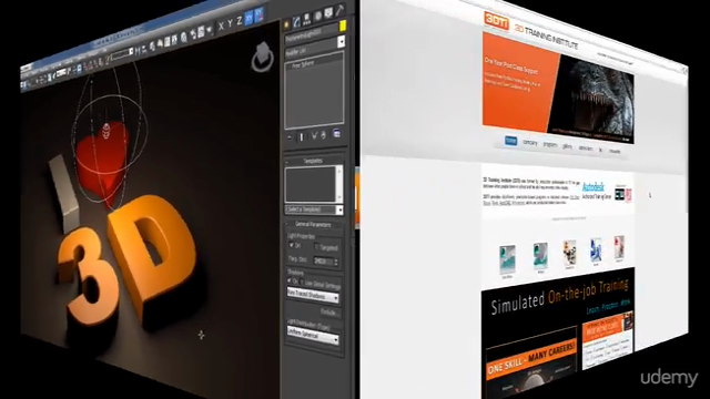 3D Logo Design using Autodesk 3ds Max – Screenshot 3