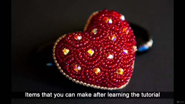 DIY Lucky Brooch Clover (3D seed bead embroidery) – Screenshot 1