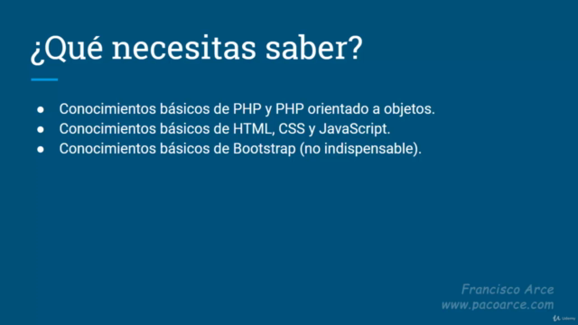 Desarrollo de aplicaciones con CodeIgniter – Screenshot 1