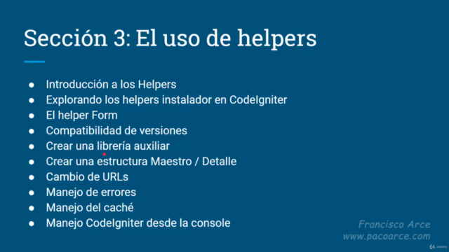Desarrollo de aplicaciones con CodeIgniter – Screenshot 3