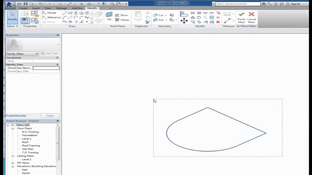 Mass Building using Autodesk Revit – Screenshot 1