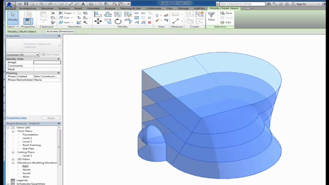 Mass Building using Autodesk Revit – Screenshot 2