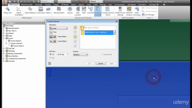 Plastic Gear & Mold Design using Autodesk Inventor – Screenshot 2