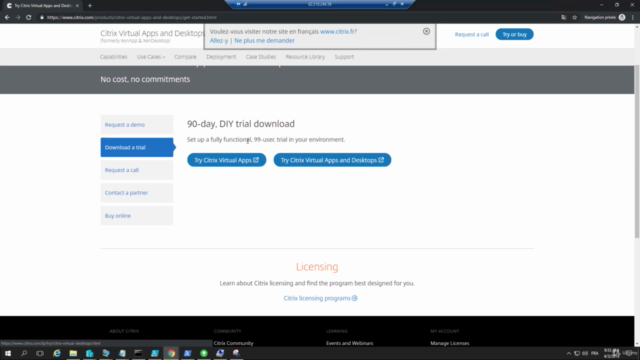 Citrix XenAPP et XenDesktop 7.15 LTSR CU3 install et admin – Screenshot 1
