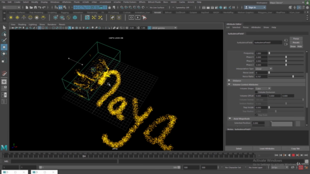 Particles in Maya -1 – Screenshot 2