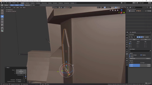 Blender 2.8 : Modéliser une maison cartoon Halloween – Screenshot 2