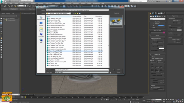 3ds max Iray + Rendering e Light Modulo 1 – Screenshot 2