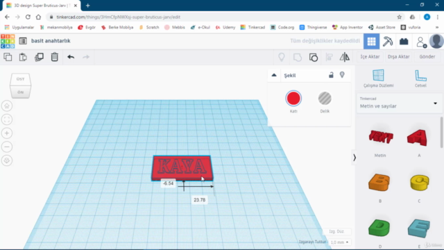 3 BOYUTLU TASARIM VE BASKI EĞİTİMİ – Screenshot 3