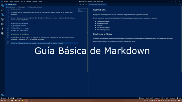Guía Básica de Markdown – Screenshot 4