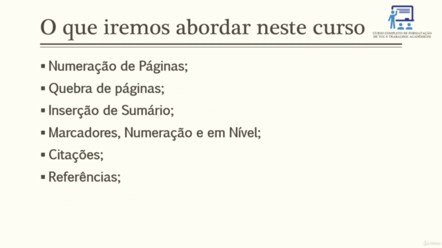 Curso Completo de Formatação de TCC e Trabalhos Acadêmicos – Screenshot 4