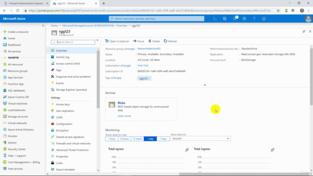 Cloud Storage Services on Microsoft Azure – Screenshot 4
