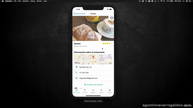 React Native Expo: Creando un TripAdvisor de Restaurantes – Screenshot 2
