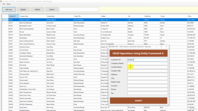 เขียนโปรแกรมภาษา Visual Basic .NET กับ Entity Framework 6 – Screenshot 2