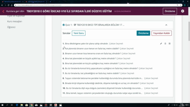 EN ÇOK TERCİH EDİLEN İDECAD V10 BETONARME TASARIM KURSU – Screenshot 1