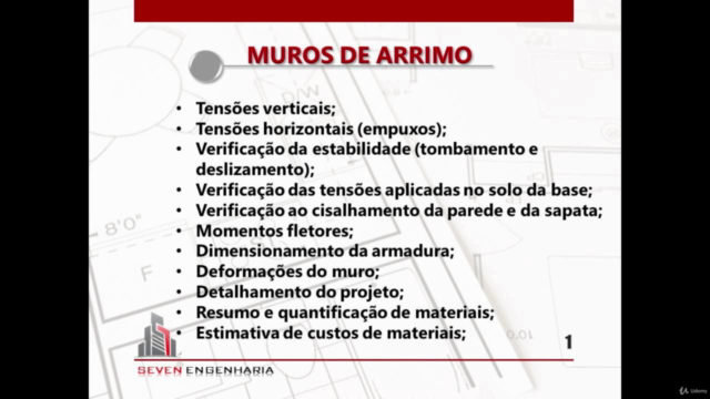 Dimensionamento de Muros de Arrimo em Concreto Armado – Screenshot 1