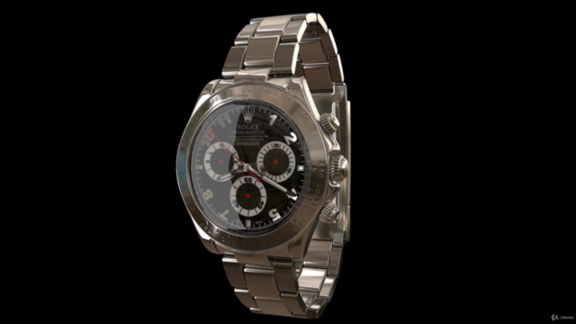 Hard Surface 3D Modeling in Cinema 4D: Hyper Realistic Watch – Screenshot 3