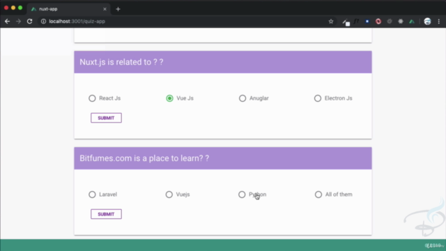 Master Nuxt.js - A Vuejs framework by building projects – Screenshot 3