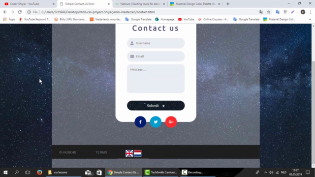 CSS Tutorial in Arabic – Screenshot 2