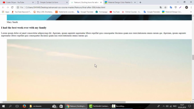 CSS Tutorial in Arabic – Screenshot 3