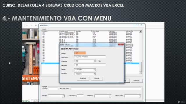 DESARROLLA 4 SISTEMAS CRUD CON MACROS VBA EXCEL - Screenshot_04