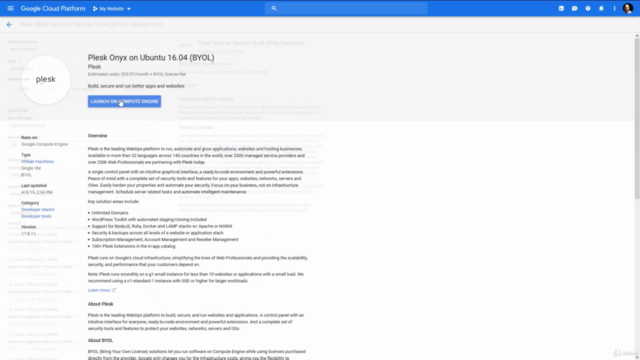 Make WordPress Hosting Easy with Plesk on Google Cloud - Screenshot_02
