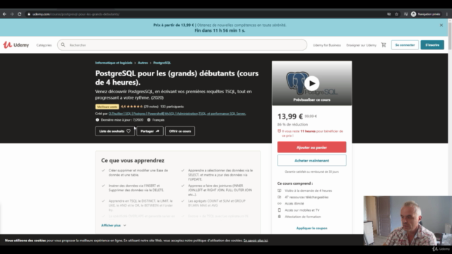 PostgreSQL pour les (grands) débutants (Version 17.0) – Screenshot 1